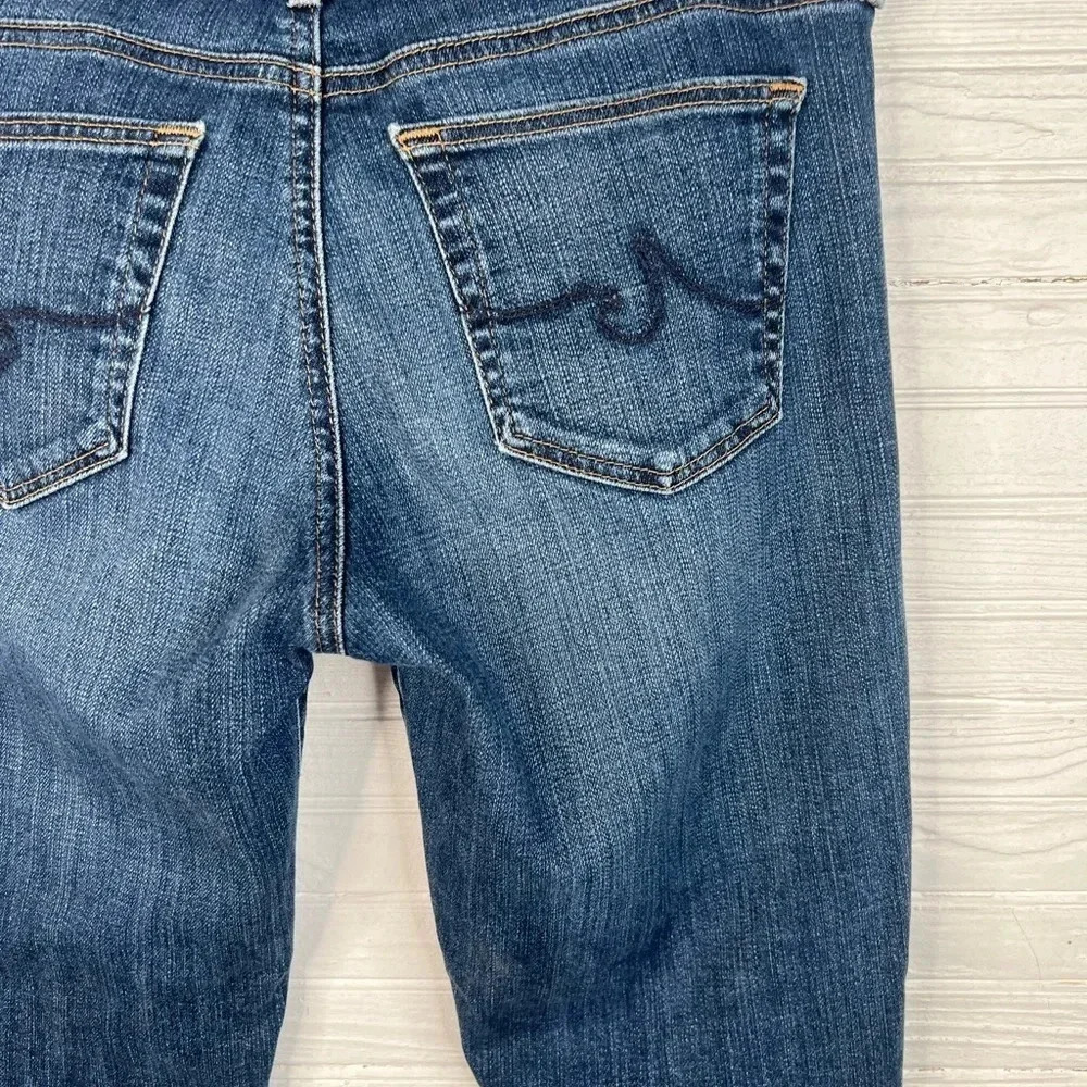 ⭐️AG Adriano Goldschmied The Stevie Slim Straight Jeans Distressed 29R - Picture 7 of 12